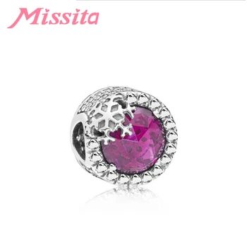 MISSITA Fashion Snowflake Purple Crystal Charm fit Pandora Bracelet Pink CZ DIY Jewelry Women Silver Color Jewelry Accessories
MISSITA Fashion Snowflake Purple Crystal Charm fit Pandora Bracelet Pink CZ DIY Jewelry Women Silver Color Jewelry Accessories