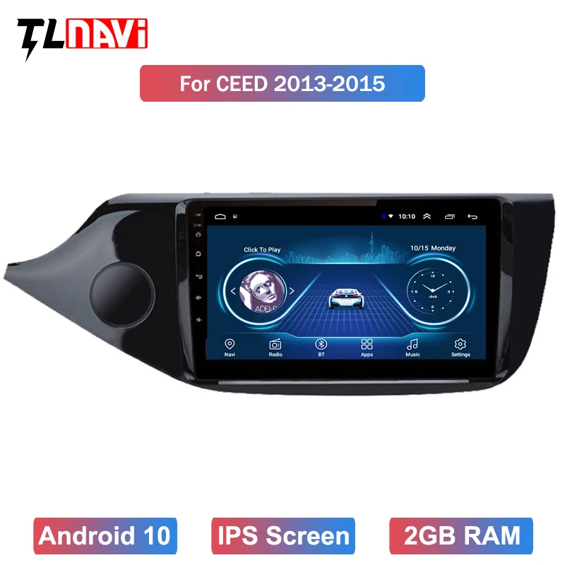 Автомобильный мультимедийный плеер Android 10 IPS 9 дюймов Wi-Fi Bluetooth GPS-навигация для Kia