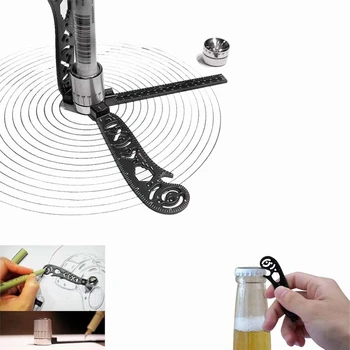 Multi-Function ,Versatile Design Drawing Tool,Curved Ruler Mini Compass Protractor Combo Patterns for Notepad Designers Artist
Multi-Function ,Versatile Design Drawing Tool,Curved Ruler Mini Compass Protractor Combo Patterns for Notepad Designers Artist