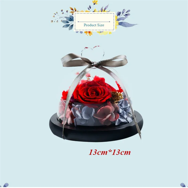 christmas present the beauty and beast rose romantic valentines