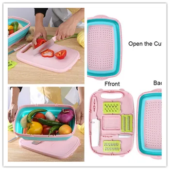 New Fashion Chopping Board Folding Drain Basket Multi-Function 9 In 1 Sink Cutting Board
New Fashion Chopping Board Folding Drain Basket Multi-Function 9 In 1 Sink Cutting Board