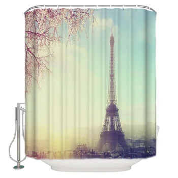 Shower Curtain Waterproof Polyester Fabric Shower Curtain Tower Tower Sky City Cloud Tree Flower Scenery Nature Sunshine
Shower Curtain Waterproof Polyester Fabric Shower Curtain Tower Tower Sky City Cloud Tree Flower Scenery Nature Sunshine
