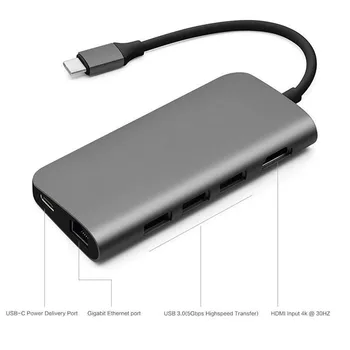 VOBERRY 5Gbps High Speed Safety Regulation Protection Type-C Hub 8-in-1 USB C Adapter To HDMI With Ethernet MicroSD/SD Card Read
VOBERRY 5Gbps High Speed Safety Regulation Protection Type-C Hub 8-in-1 USB C Adapter To HDMI With Ethernet MicroSD/SD Card Read