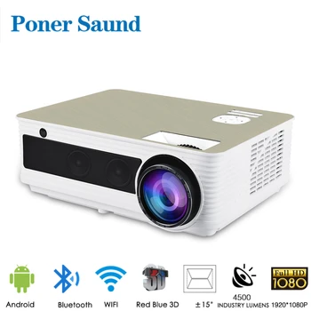 Poner Saund M5 Projector Mini Full HD 1080P 3D Android 6.0 4500 Lumens Projektor HDMI USB WiFi Proyector Bluetooth Home Theater
Poner Saund M5 Projector Mini Full HD 1080P 3D Android 6.0 4500 Lumens Projektor HDMI USB WiFi Proyector Bluetooth Home Theater