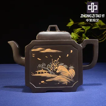 In Purple Yixing The Qing Dynasty The Cultural Revolution Kettle Old Dark-red Enameled Pottery Teapot Taiwan Backflow Imitate
In Purple Yixing The Qing Dynasty The Cultural Revolution Kettle Old Dark-red Enameled Pottery Teapot Taiwan Backflow Imitate