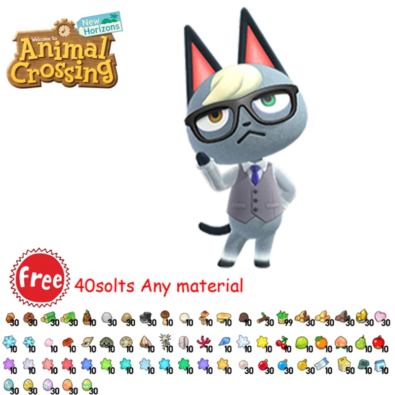 Animal Crossing Raymond for Nintendo Switch Judy Villager Dom/Audie/Marshal/Ankha/Stitche/Sherb / Stitches/by Dodo Code Dodo Pin
Animal Crossing Raymond for Nintendo Switch Judy Villager Dom/Audie/Marshal/Ankha/Stitche/Sherb / Stitches/by Dodo Code Dodo Pin