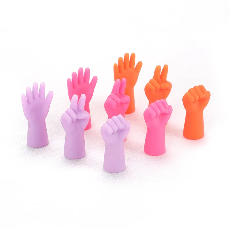 6Pcsbag Knitting Needles Point Protectors Mix Shaped Needle Tip Stopper Cover Accessories for Knitting and Sewing Accessories (20)