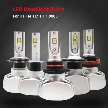 

2Pcs H4 LED H7 Auto Car Headlight 9005 9006 H3 H13 H8 880 H27 9004 9007 H11 881 LED H1 S8 72W 7000LM 6000K Automobile Bulb