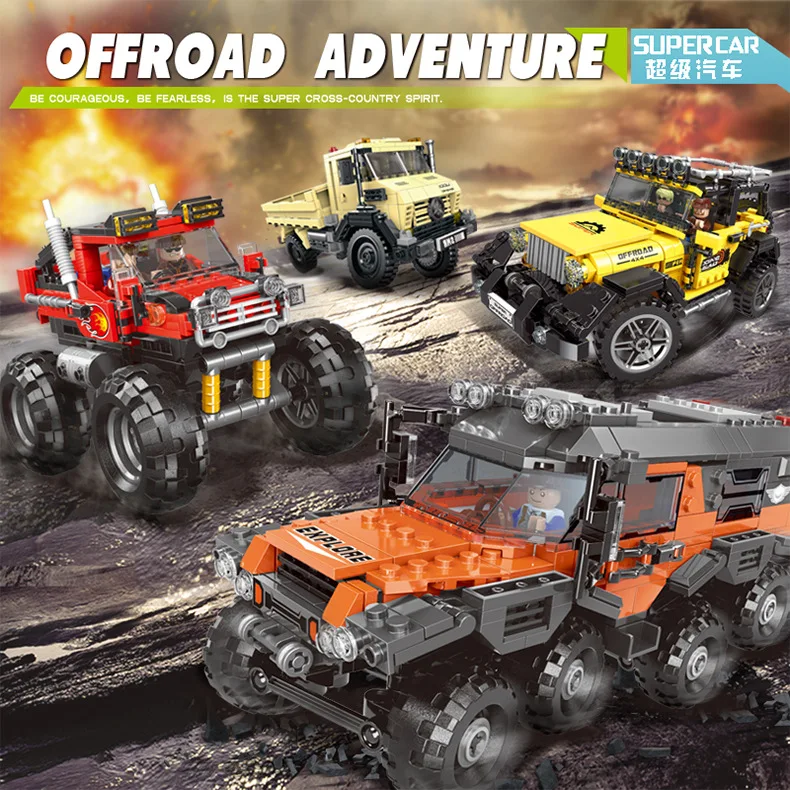 XINGBAO Xb03025 Creative Science And Technology Bigfoot off-Road Vehicle All-Terrain Building Blocks Toy
XINGBAO Xb03025 Creative Science And Technology Bigfoot off-Road Vehicle All-Terrain Building Blocks Toy