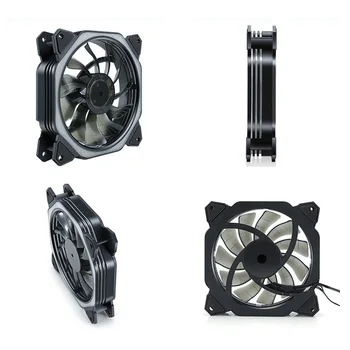 120mm LED Computer Case Cooling Fan RGB 4Pin 3Pin Low Noise 28DB 12V DC 0.3A Low speed control system.
120mm LED Computer Case Cooling Fan RGB 4Pin 3Pin Low Noise 28DB 12V DC 0.3A Low speed control system.