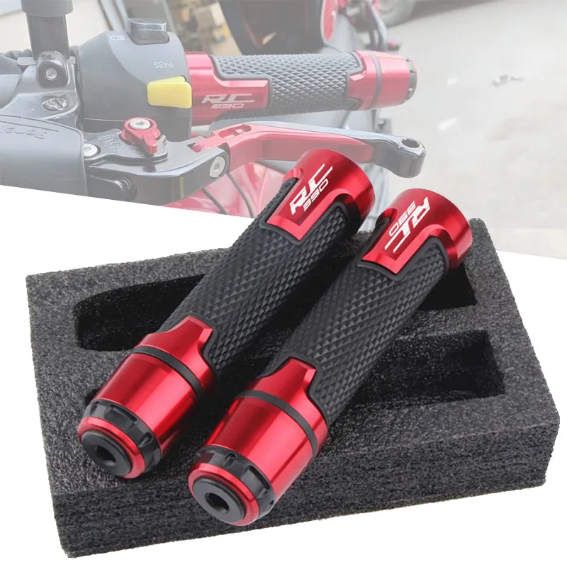 Universal CNC Aluminum Motorcycle Accessories handlebar hand bar Handle Grips Motorbike Hand Bar Grip Rubber FOR RC390
Universal CNC Aluminum Motorcycle Accessories handlebar hand bar Handle Grips Motorbike Hand Bar Grip Rubber FOR RC390