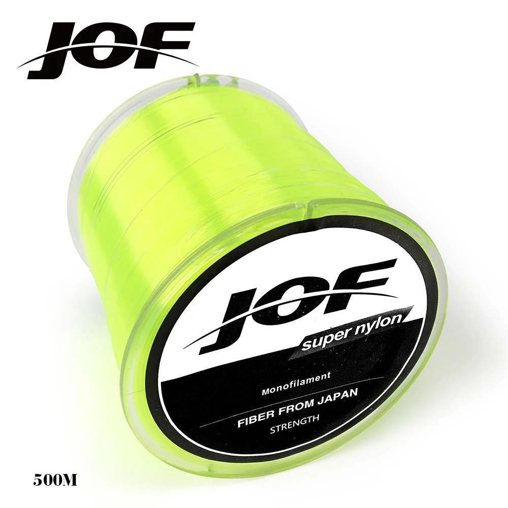 JOF 500 Meters Nylon Fishing Lines Fishing Rope Carbon Fiber Line Multifilament Strong Japan Sea Fly Fishing Lines 5 LB-30 LB 
JOF 500 Meters Nylon Fishing Lines Fishing Rope Carbon Fiber Line Multifilament Strong Japan Sea Fly Fishing Lines 5 LB-30 LB