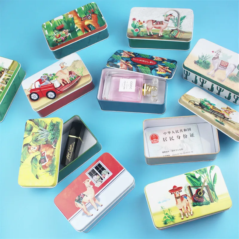 5Pieces/Lot Cute Alpaca Printing Mini Tin Box Sealed Jar Packing Storage Boxes Jewelry Candy Mac Lipstick Perfume Soap Gifts Box
5Pieces/Lot Cute Alpaca Printing Mini Tin Box Sealed Jar Packing Storage Boxes Jewelry Candy Mac Lipstick Perfume Soap Gifts Box
