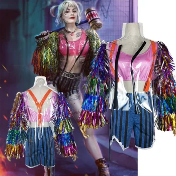 Birds Of Prey And The Fantabulous Emancipation Of One Harley Quinn Costume Cosplay Coat Jacket Props Adult Women Outfit
Birds Of Prey And The Fantabulous Emancipation Of One Harley Quinn Costume Cosplay Coat Jacket Props Adult Women Outfit