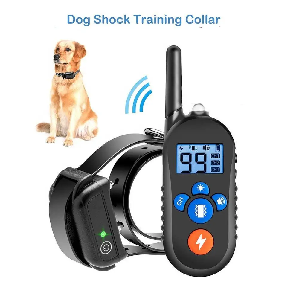Electric Dog Training Collar 800m Waterproof Rechargeable Dog Collar With LCD Display Pet Remote Control For All Size Dog
Electric Dog Training Collar 800m Waterproof Rechargeable Dog Collar With LCD Display Pet Remote Control For All Size Dog