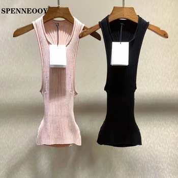 SPENNEOOY Designer Custom Runway Women Summer Sexy Bodycon Tank Tops Sleeveless Backless Hole Ladies Knitting Long Tops
SPENNEOOY Designer Custom Runway Women Summer Sexy Bodycon Tank Tops Sleeveless Backless Hole Ladies Knitting Long Tops
