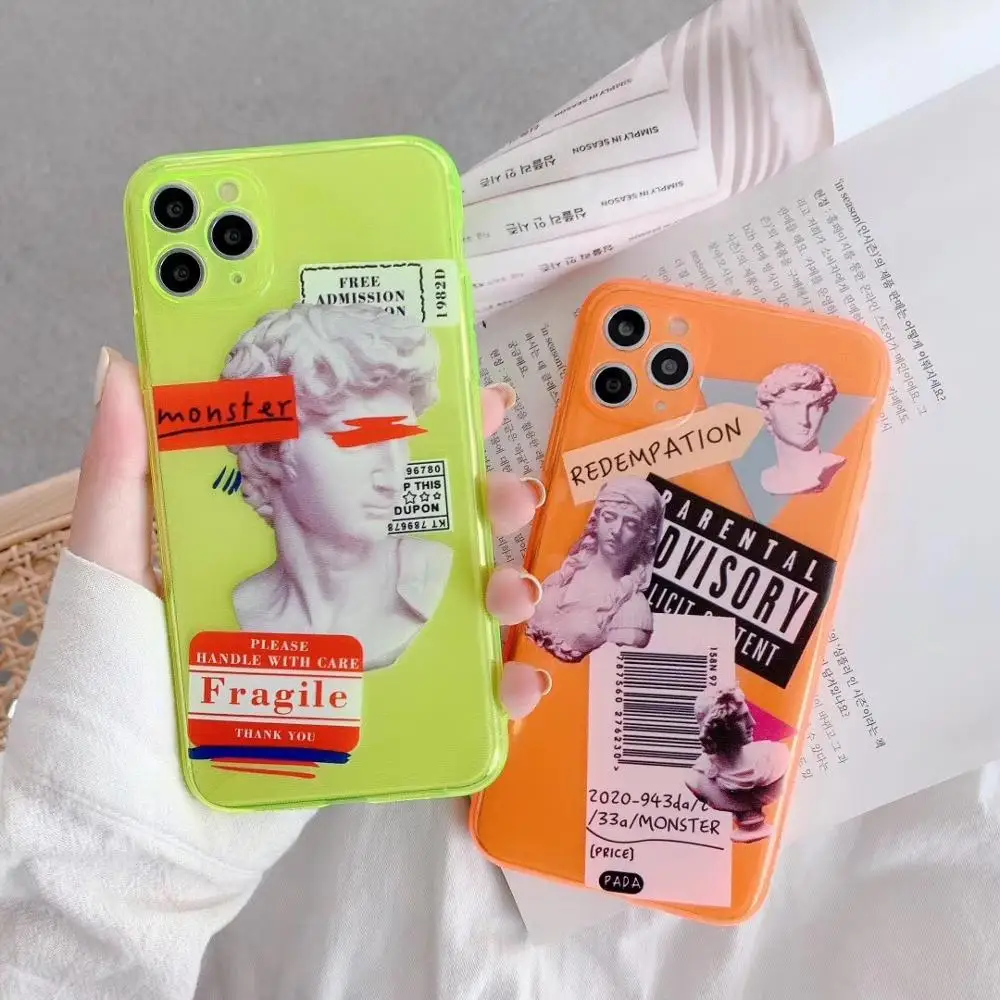 Art Fluorescent For iPhone 11 Case 11 Pro Max SE 2020 X XR XS Max 7 8 Plus Funny Letter Label Soft Silicone Clear Back Cover
Art Fluorescent For iPhone 11 Case 11 Pro Max SE 2020 X XR XS Max 7 8 Plus Funny Letter Label Soft Silicone Clear Back Cover