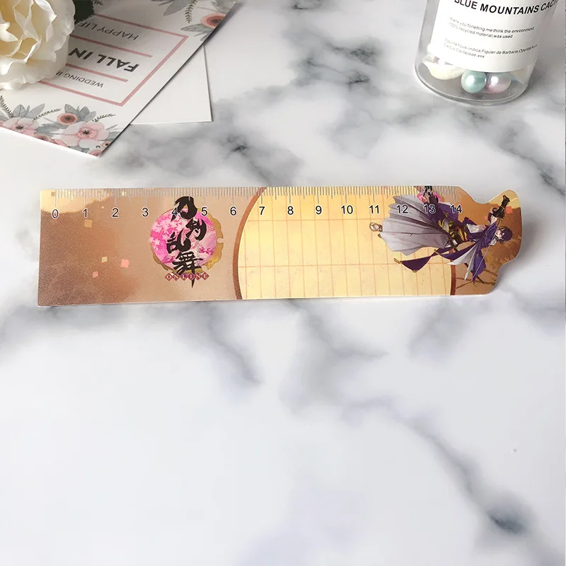Anime Ruler Touken Ranbu Material Escolar Ruler Precision Measuring Tool Learning Student School Stationery
Anime Ruler Touken Ranbu Material Escolar Ruler Precision Measuring Tool Learning Student School Stationery