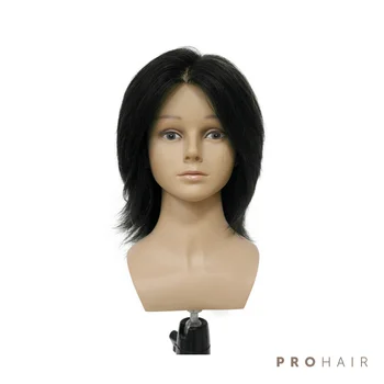 PROHAIR OMC Approved 17CM 07" 100% human Black Hair Competition Mannequin Head Hairdressing Mannequin Doll Head for Hairdressers
PROHAIR OMC Approved 17CM 07" 100% human Black Hair Competition Mannequin Head Hairdressing Mannequin Doll Head for Hairdressers