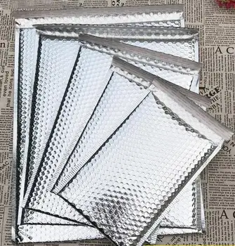 20pcs Silver Padded Shipping Envelope Metallic Bubble Mailer Aluminum Foil Gift Bag Packing Wrap
20pcs Silver Padded Shipping Envelope Metallic Bubble Mailer Aluminum Foil Gift Bag Packing Wrap