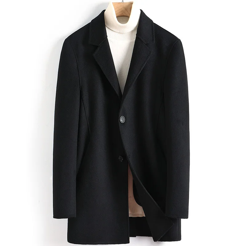 Wool Coat Men Casual Double-sided Korean Long Jacket Mens Coats and Jackets Overcoat Abrigo Hombre 2020 4887 KJ3621
Wool Coat Men Casual Double-sided Korean Long Jacket Mens Coats and Jackets Overcoat Abrigo Hombre 2020 4887 KJ3621