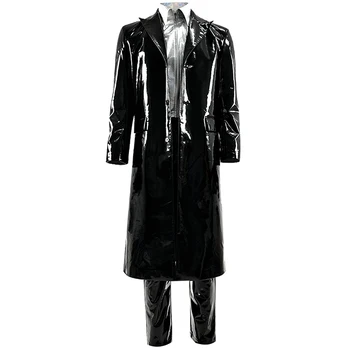 Cossky Robot Joe Cosplay Costume Black PU Suit Men Outfit Full Set Performance Show Costume
Cossky Robot Joe Cosplay Costume Black PU Suit Men Outfit Full Set Performance Show Costume