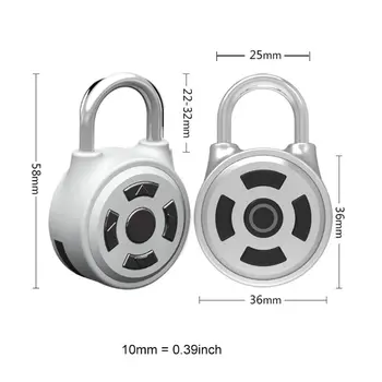 Mini Smart Padlock Keyless Lock Phone APP Password Unlock Waterproof Theftproof M17E