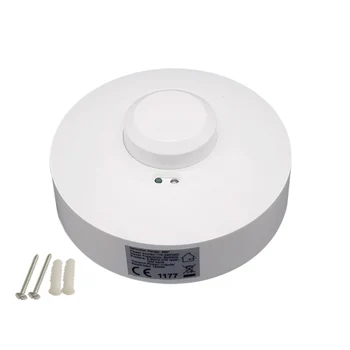 Free 110V-240V 5.8GHz HF System LED Microwave 360 Degree Radar motion Sensor Light Switch Ceiling light Body Motion Detector
Free 110V-240V 5.8GHz HF System LED Microwave 360 Degree Radar motion Sensor Light Switch Ceiling light Body Motion Detector