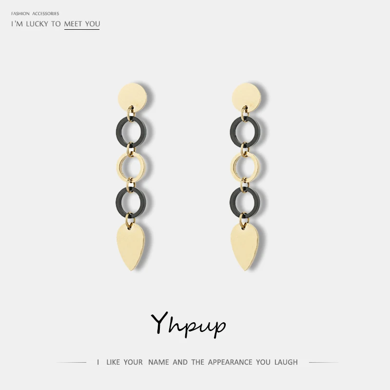Yhpup Trendy Round Hollow Dangle Earrings Leaf 316L Rose Gold Stainless Steel Charm Metal Earrings for Female Party Office Gift
Yhpup Trendy Round Hollow Dangle Earrings Leaf 316L Rose Gold Stainless Steel Charm Metal Earrings for Female Party Office Gift