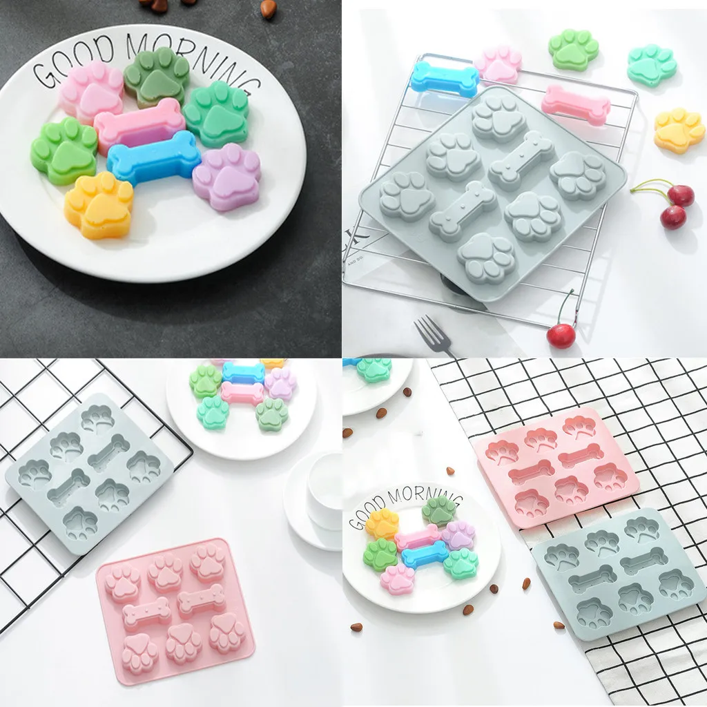 Puppy Dog Paw Silicone Cookie Cutter Chocolate Mould Ice Tray Mold Bakeware 3D Cake Decorating Tool Gadgets Kitchen Accessories
Puppy Dog Paw Silicone Cookie Cutter Chocolate Mould Ice Tray Mold Bakeware 3D Cake Decorating Tool Gadgets Kitchen Accessories