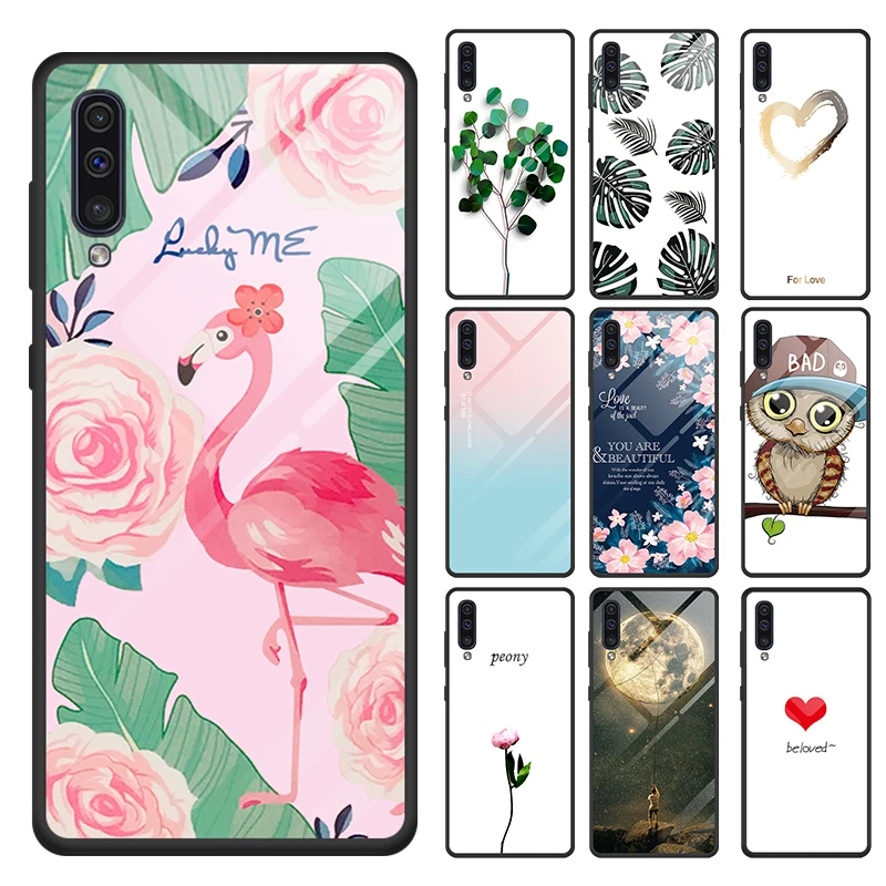 Чехол для телефона из окрашенного стекла Samsung Galaxy A50S A30S A30 A50 A 30 50 S 30S A70 A20 A10