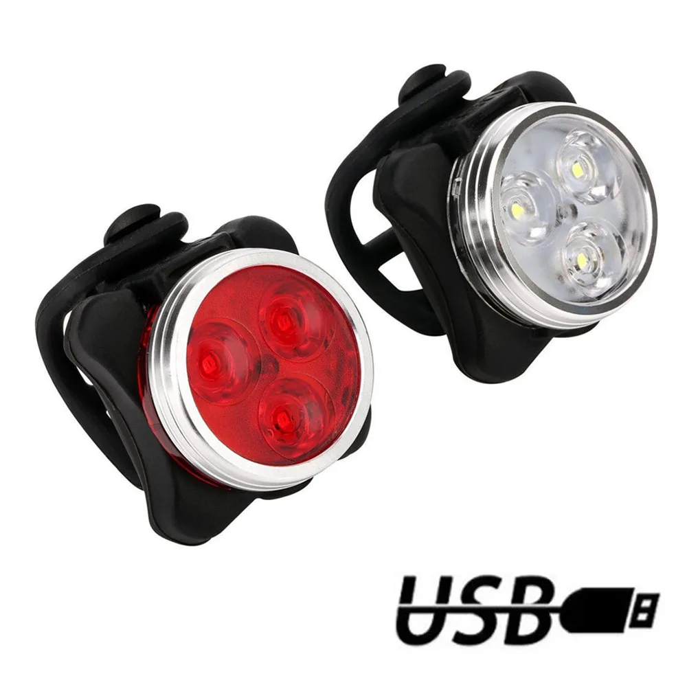 New Waterproof Bright Cycling Bicycle Bike 3 LED Head Front light 4 modes USB Rechargeable luz bicicleta Tail Clip Light Lamp
New Waterproof Bright Cycling Bicycle Bike 3 LED Head Front light 4 modes USB Rechargeable luz bicicleta Tail Clip Light Lamp