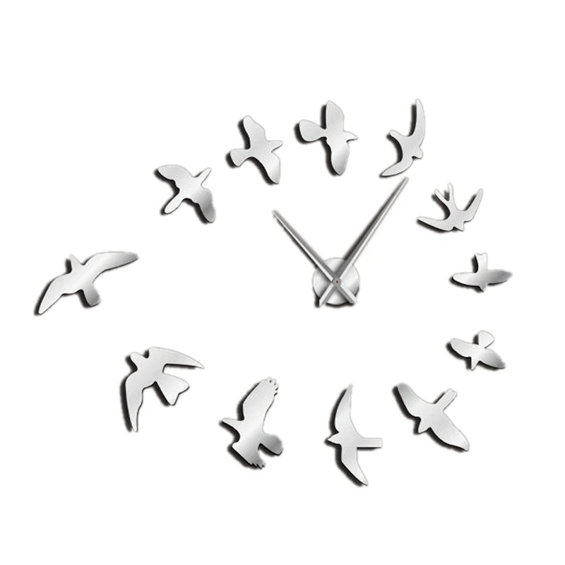 Decorative Mirror Wall Clock Flying Birds Wall Clock Modern Design Luxury Frameless Diy Large Clock Wall Watch Nature Room Decor
Decorative Mirror Wall Clock Flying Birds Wall Clock Modern Design Luxury Frameless Diy Large Clock Wall Watch Nature Room Decor