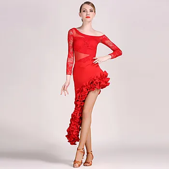 Women Girls Dancewear Lady Latin Dance Samba Tango Dresses Performance Lace Tulle Draping Long Sleeve Top Sexy Adult Clothing
Women Girls Dancewear Lady Latin Dance Samba Tango Dresses Performance Lace Tulle Draping Long Sleeve Top Sexy Adult Clothing
