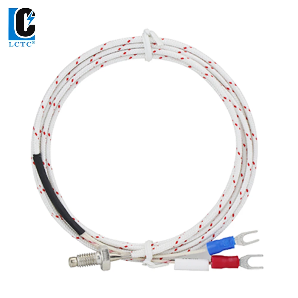 K type M6 M8 screw thermocouple temperature sensor temperature control probe temperature measuring line 
K type M6 M8 screw thermocouple temperature sensor temperature control probe temperature measuring line
