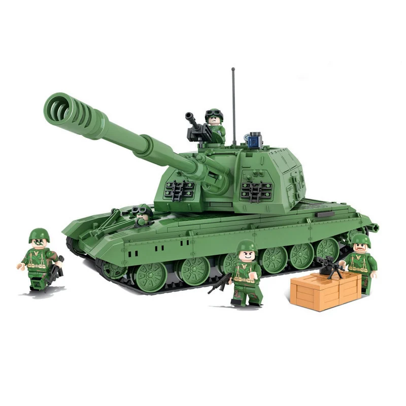 Winner 8102 Tank Battle 2S19 Self Propelled Howitzer Team Military series Set Building Brick Block Educational Toy Kids Toys
Winner 8102 Tank Battle 2S19 Self Propelled Howitzer Team Military series Set Building Brick Block Educational Toy Kids Toys