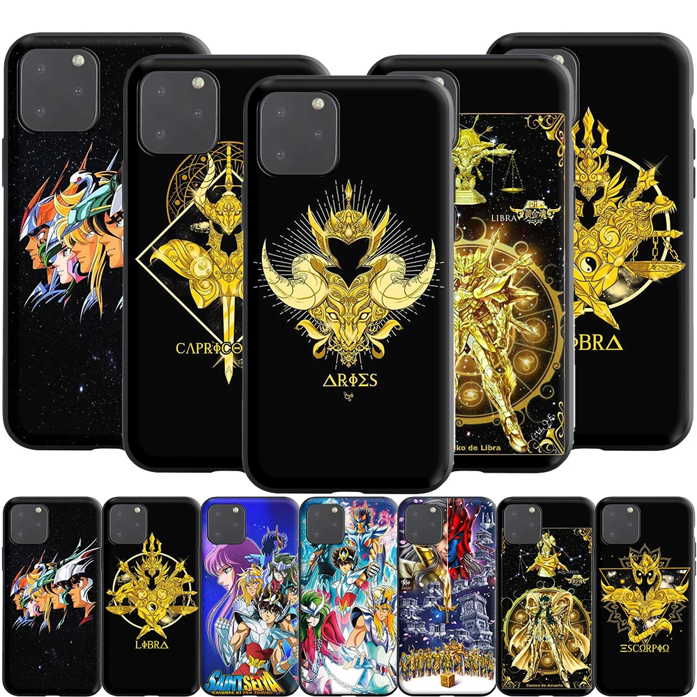 Силиконовый чехол Saint Seiya для Apple iPhone 13 12 Mini 11 Pro XS X XR Max 8 7 6S 6 Plus SE 5S | Мобильные