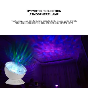 LED Night Light 7 Lights Cosmic Starlight Children'S Bedroom Wave Projector With Built-In Music Player Remote Control 
LED Night Light 7 Lights Cosmic Starlight Children'S Bedroom Wave Projector With Built-In Music Player Remote Control