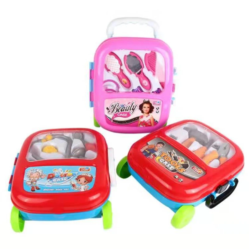 Classic Child Pretend Toys Princess Make Up Toys Baby Toolbox Simulation Plastic Toy Girls Make Up Gift Set with trolley case
Classic Child Pretend Toys Princess Make Up Toys Baby Toolbox Simulation Plastic Toy Girls Make Up Gift Set with trolley case