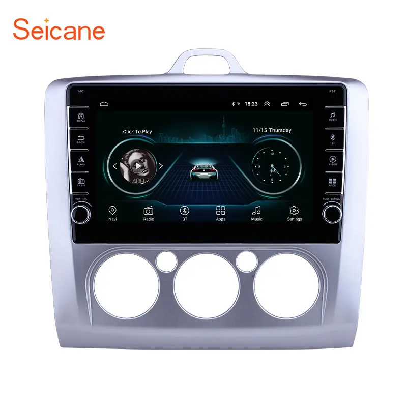 Автомагнитола Seicane ROM 32 ГБ 9 дюймов Android 1 для Ford Focus 2 Exi MT 3 MK2/MK3 2004 2005-2009 2010 2011 GPS