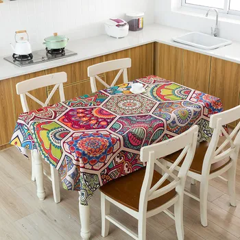 Bohemian Style Tablecloth Linen Cotton Kitchen Dining Tea Table Cloth Rectangular Waterproof Table Cover Home Wedding Boho Decor
Bohemian Style Tablecloth Linen Cotton Kitchen Dining Tea Table Cloth Rectangular Waterproof Table Cover Home Wedding Boho Decor