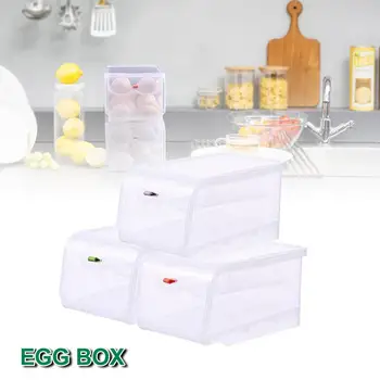 Household Egg Carton Refrigerator Kitchen Double-layer Storage Box Egg Rack Automatic Rolling Storage Box 40P
Household Egg Carton Refrigerator Kitchen Double-layer Storage Box Egg Rack Automatic Rolling Storage Box 40P