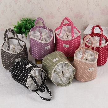 Bucket Bag Women Dot Printing Handbag Cotton And Linen Portable Drawstring Bag Lovely Lunch Box Bag Billetera Mujer
Bucket Bag Women Dot Printing Handbag Cotton And Linen Portable Drawstring Bag Lovely Lunch Box Bag Billetera Mujer