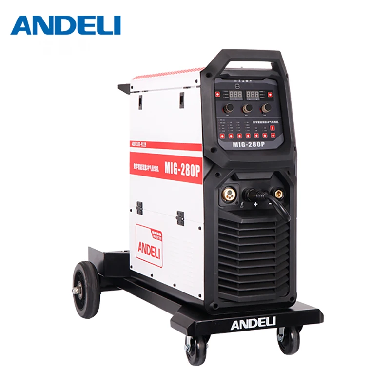 ANDELI Smart Single Phase MIG Welders Aluminium Double System MIG-280P Welding Machine Inverter Double Pulse 18M/Min MIG Welder
ANDELI Smart Single Phase MIG Welders Aluminium Double System MIG-280P Welding Machine Inverter Double Pulse 18M/Min MIG Welder