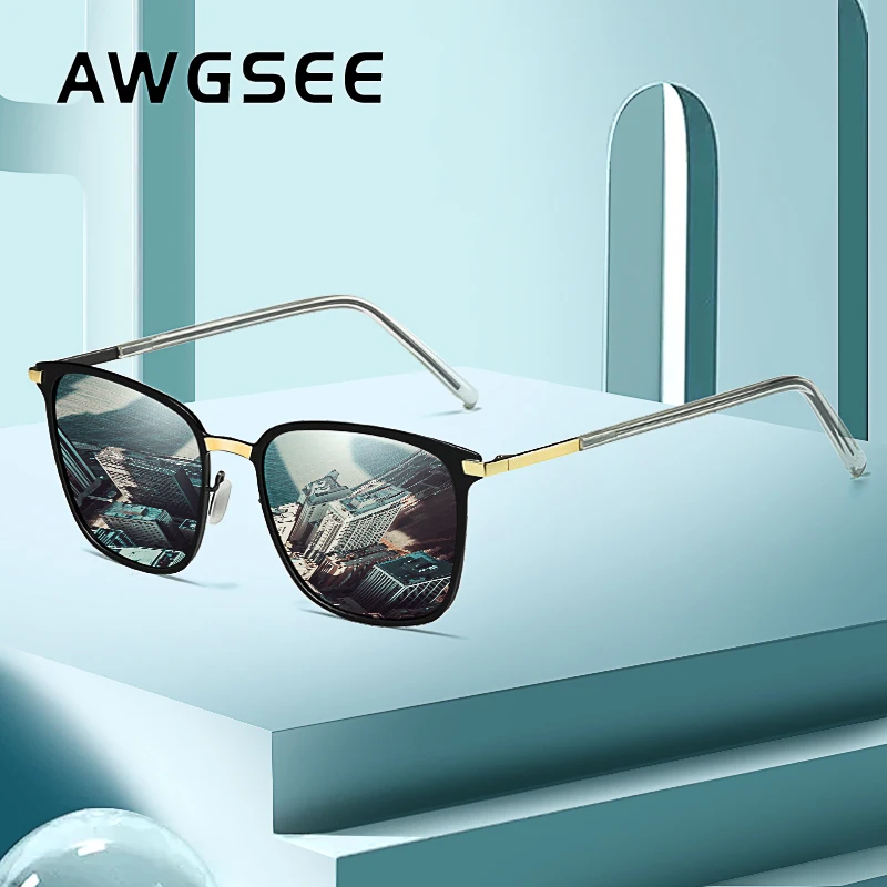 AWGSEE Polarized Sunglasses for Men Women Driving Shades Vintage Retro Metal FrameNight Vision Glasses UV400
AWGSEE Polarized Sunglasses for Men Women Driving Shades Vintage Retro Metal FrameNight Vision Glasses UV400