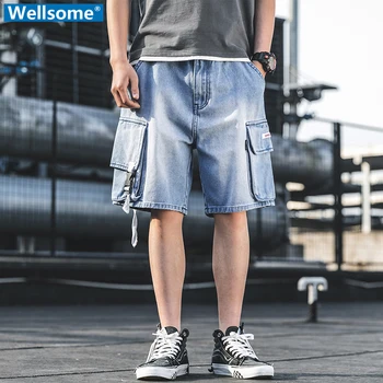 Mens Denim Jeans Fashion Short Jeans Men Loose Fit Pants Middle Waist Casual Male Trousers Elastic Men's Denim Shorts Hommes
Mens Denim Jeans Fashion Short Jeans Men Loose Fit Pants Middle Waist Casual Male Trousers Elastic Men's Denim Shorts Hommes