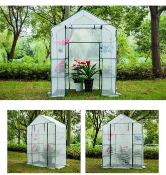 Walk-in Greenhouse, Horticultural Insulation Cover, Antifreeze Rain Moisture Proof Flower Shed with Flower Trellis Protect
Walk-in Greenhouse, Horticultural Insulation Cover, Antifreeze Rain Moisture Proof Flower Shed with Flower Trellis Protect