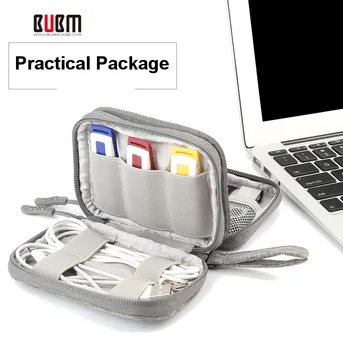 Single Double Layer Electronics Accessories U Disk Data Cable Storage Bag Data Cable Storage Bag USB Gadget Organizer
