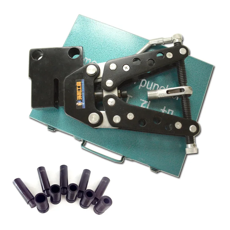 CKJ21 Mechanical Punching Machine Small Angle Iron Plate Wire Clamp Copper Row Manual Punching and Reaming Portable Tool
CKJ21 Mechanical Punching Machine Small Angle Iron Plate Wire Clamp Copper Row Manual Punching and Reaming Portable Tool