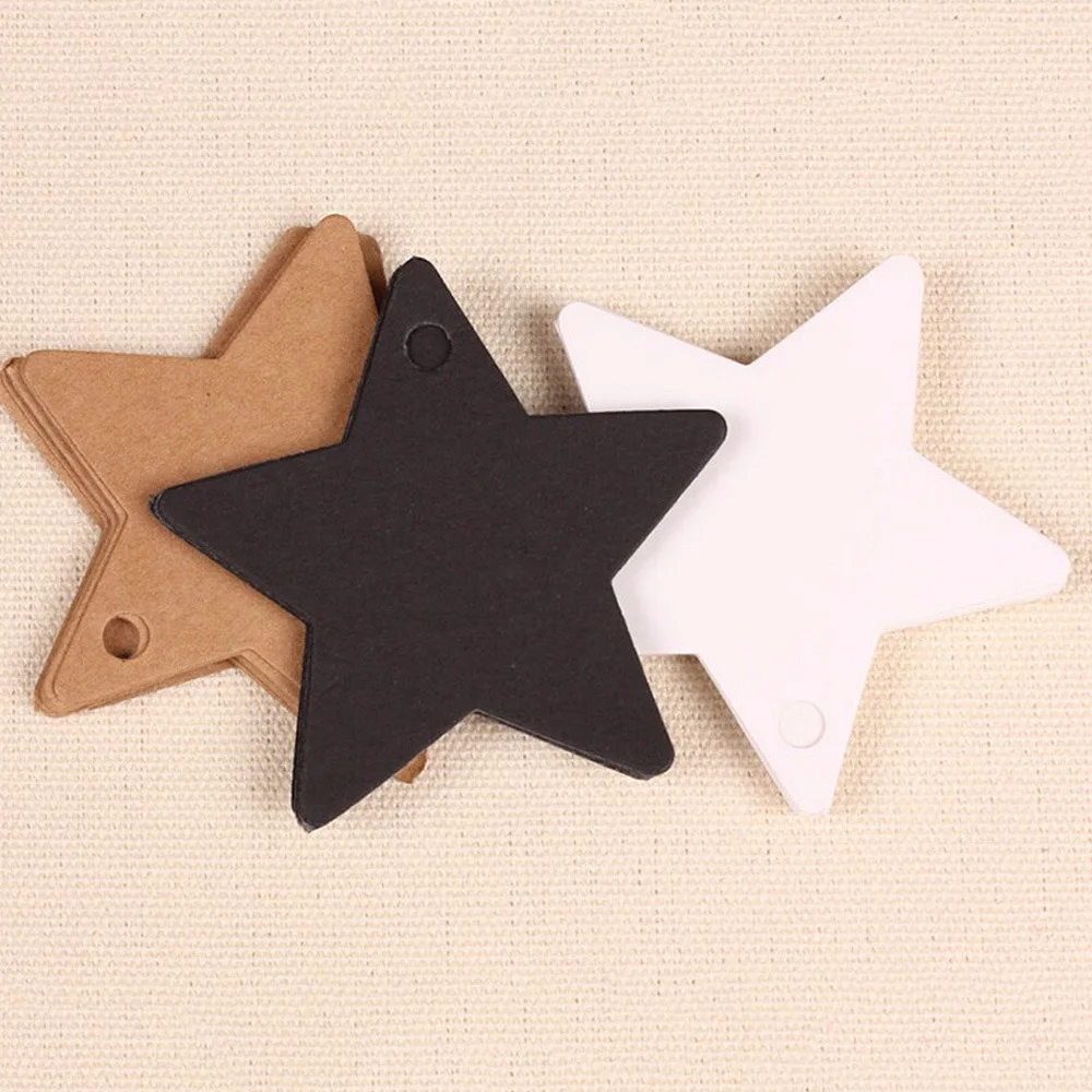 Lychee 100pcs Five-pointed Star Tag Christmas Wedding Tag Bookmark DIY Handmade Cake Message Card
Lychee 100pcs Five-pointed Star Tag Christmas Wedding Tag Bookmark DIY Handmade Cake Message Card